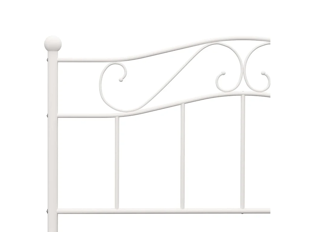 Giroletto Bianco in Metallo 160x200 cm
