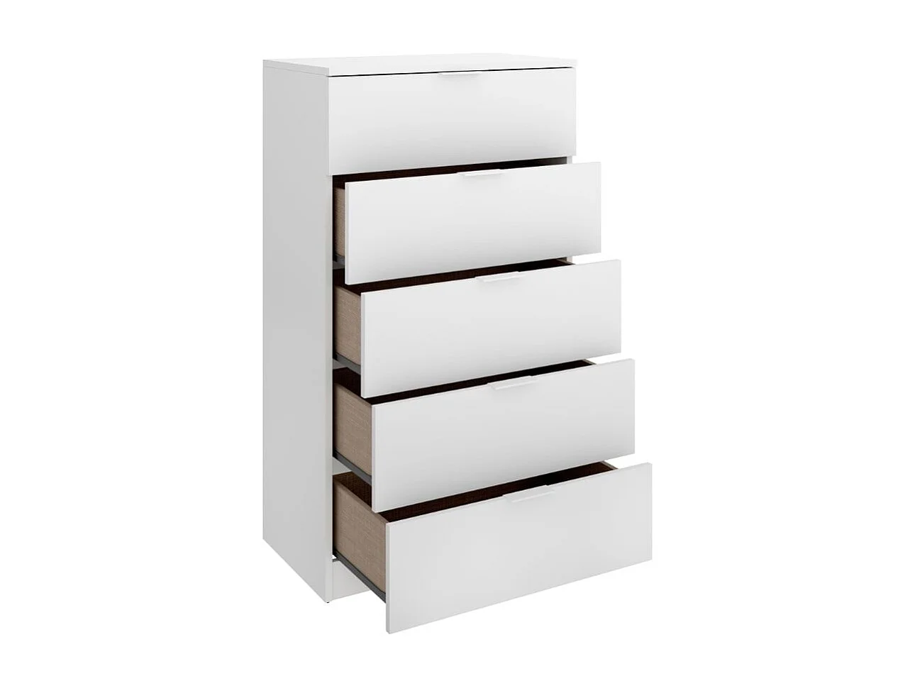 Conjunto de dormitorio Pack Loma cabecero + 2 mesitas + cómoda blanco/natural