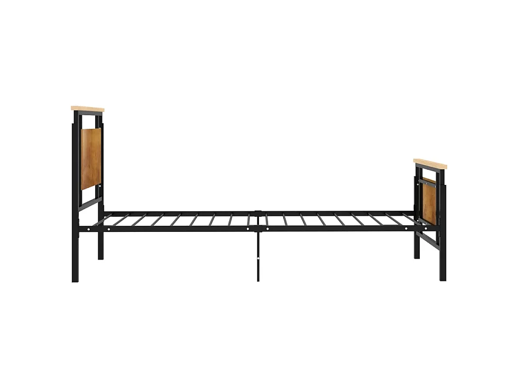 Cadre de lit sans matelas métal 90x200 cm