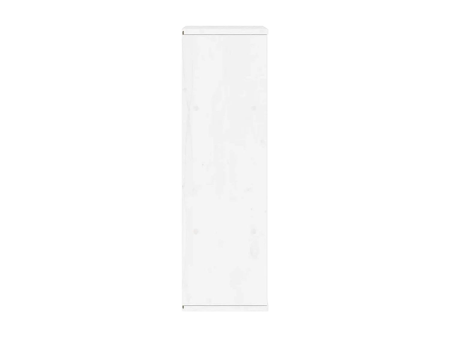 Bijzetkast ODDA 40x24x79 cm massief grenenhout wit