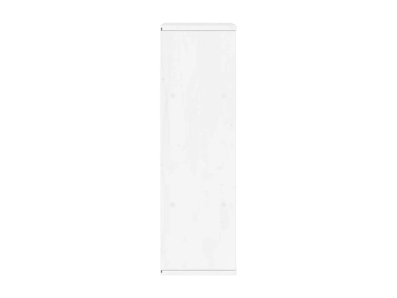 Bijzetkast met lades ODDA 40x24x79 cm massief grenenhout wit