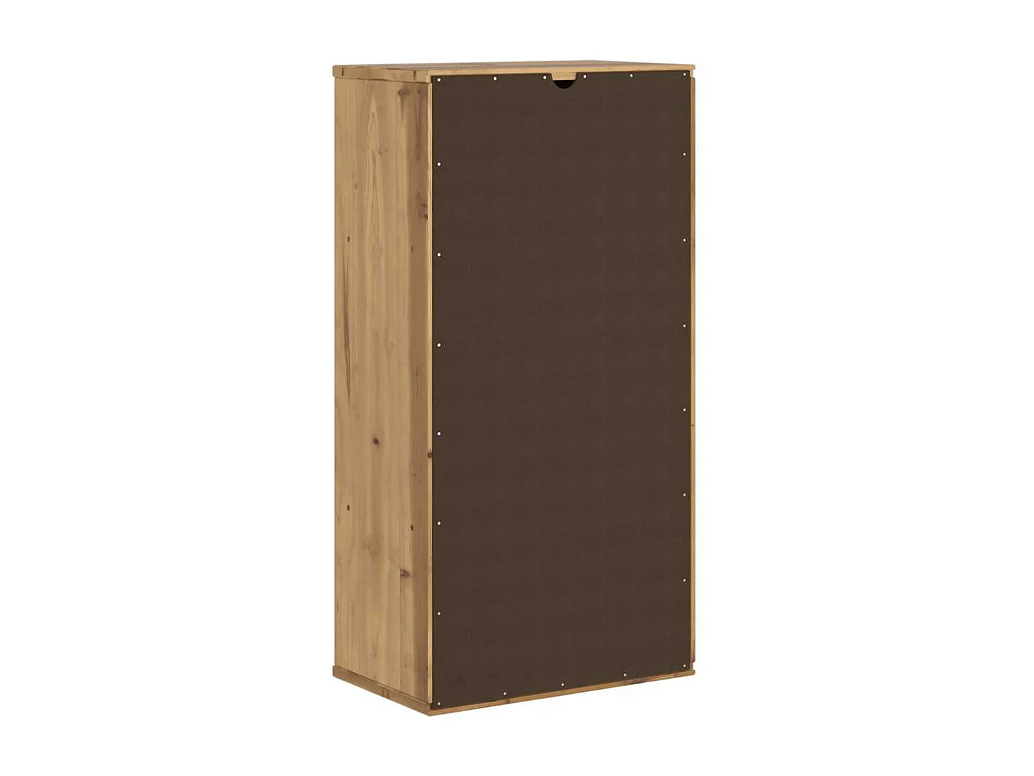Bijzetkast met lades 40x24x79 cm massief grenenhout