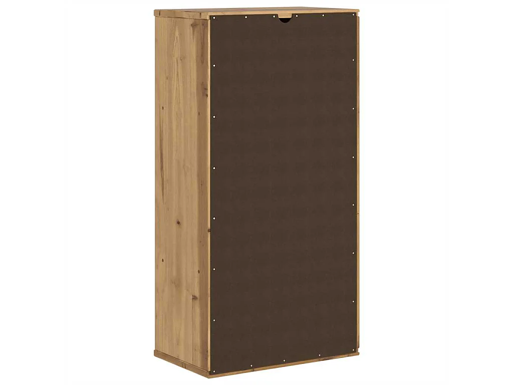 Armadietto Laterale con Cassetti ODDA 40x24x79 cm Legno di Pino