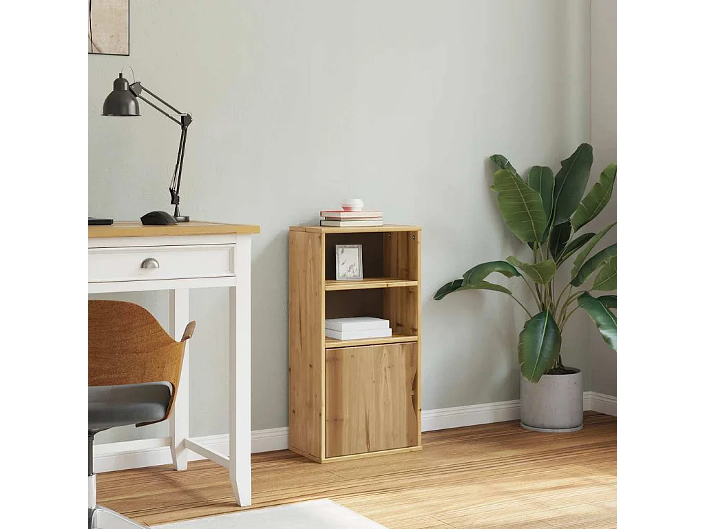 Bijzetkast ODDA 40x24x79 cm massief grenenhout
