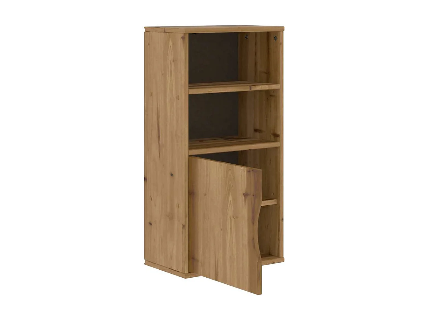 Bijzetkast ODDA 40x24x79 cm massief grenenhout