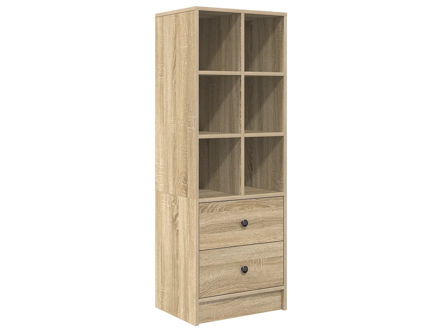 Schreibtisch mit Schubladen 2 pcs Sonoma-Eiche