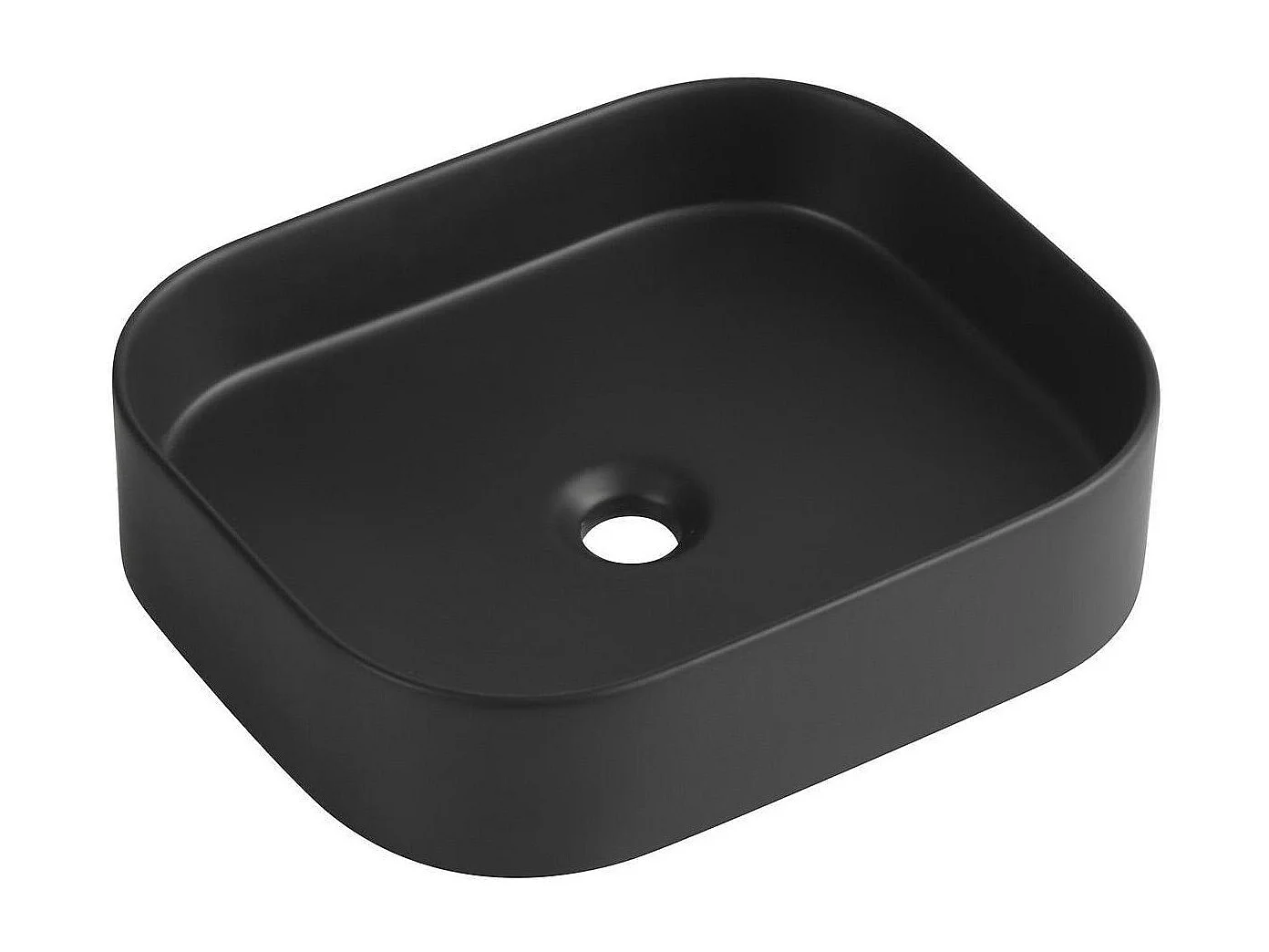 Vasque à poser rectangle NAYA en céramique 45x38cm