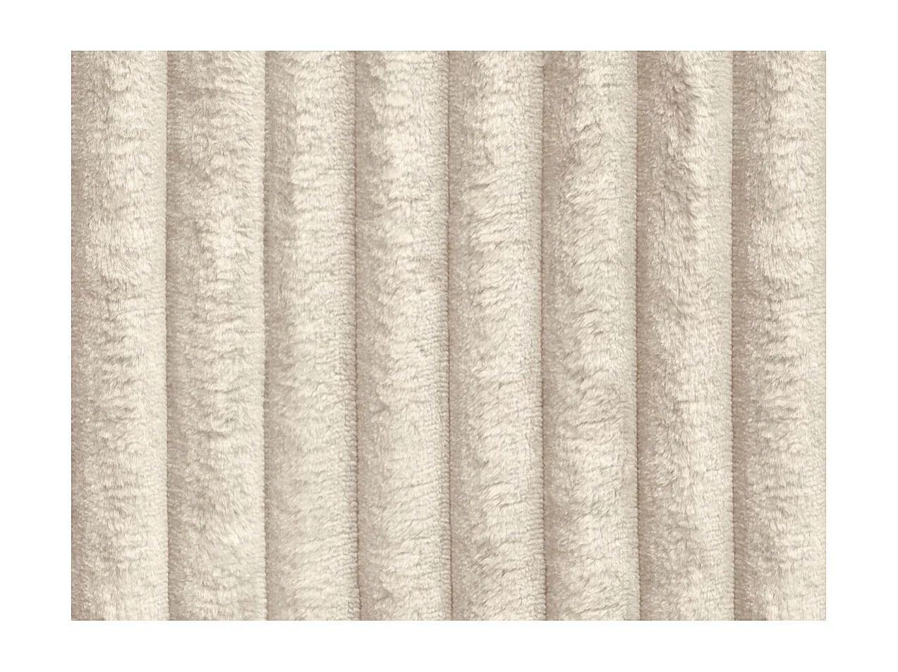 Canapé d'angle conv et réversible 4p ALYA velours cotelé épais Beige