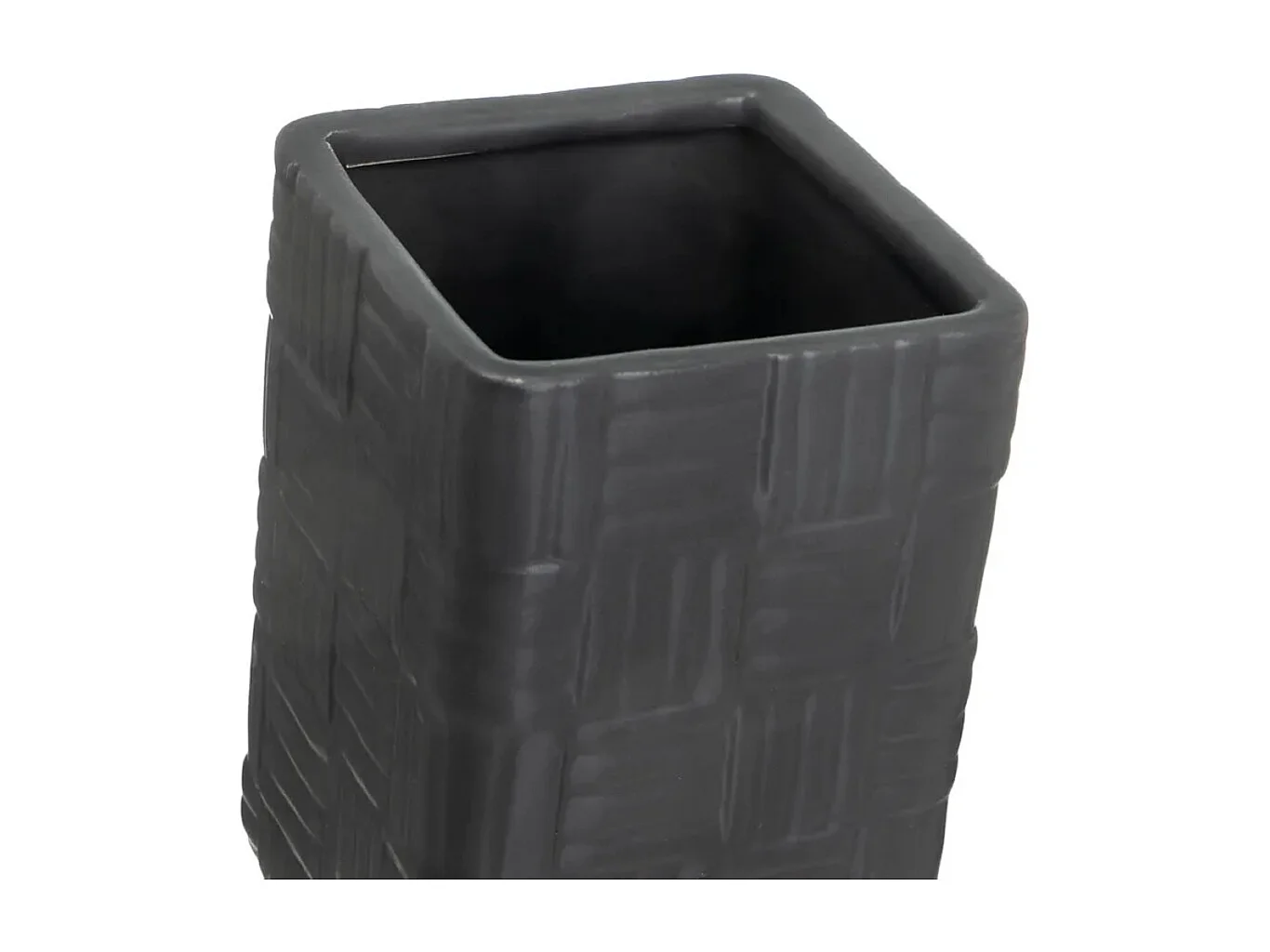 Set de salle de bain de 3 pièces : Distributeur de Savon, Porte Savon et Gobelet en céramique coloris Noir