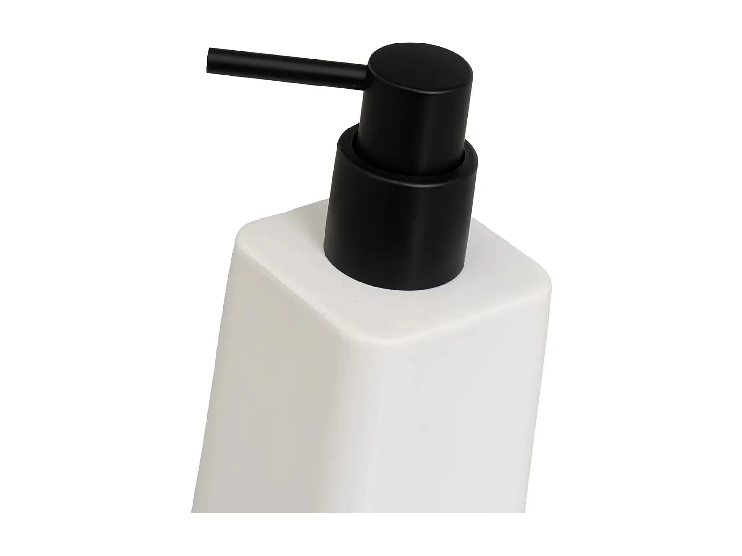 Set de salle de bain de 3 pièces : Distributeur de Savon, Gobelet, Porte Savon en céramique couleur Blanche