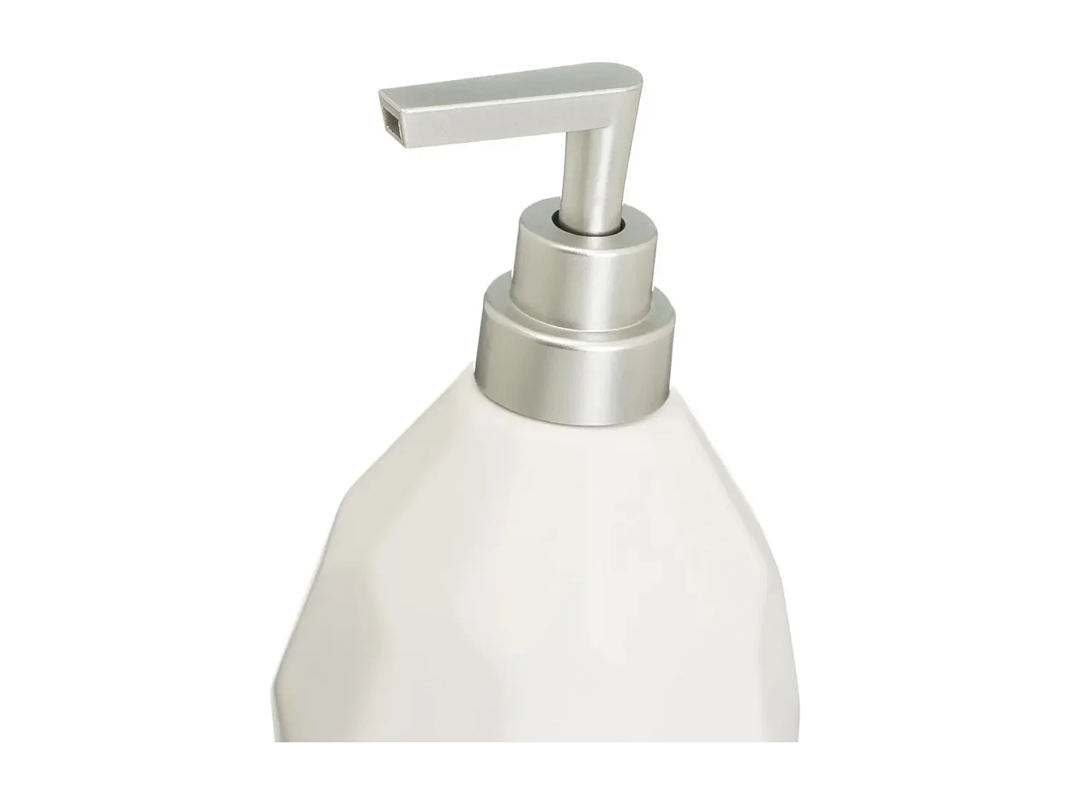 Set de salle de bain de 3 pièces : Distributeur de Savon, Porte Savon et Gobelet en céramique couleur Blanche