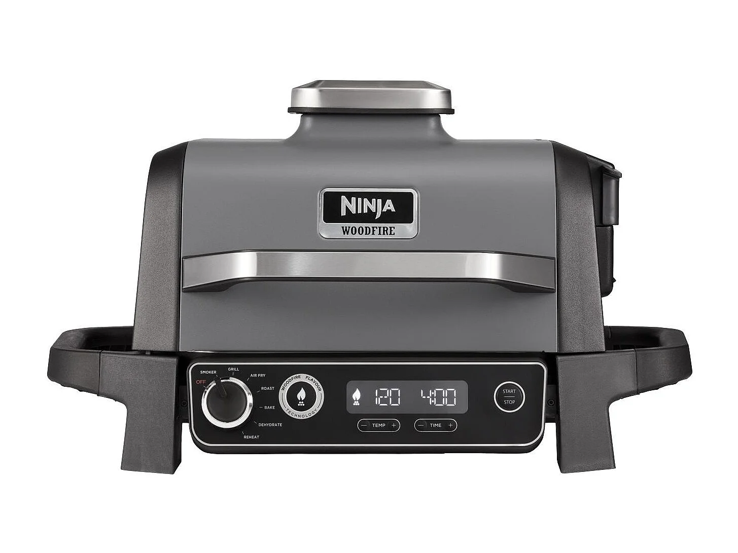 Barbecue électrique Ninja Woodfire OG701EU avec fumoir intégré, gris