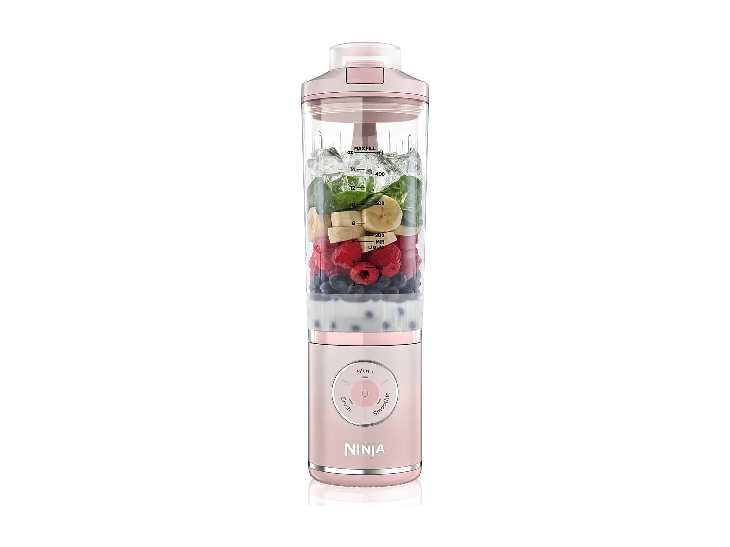 Blender Ninja BC251EUPK 0,57 L, portable, rose et transparent