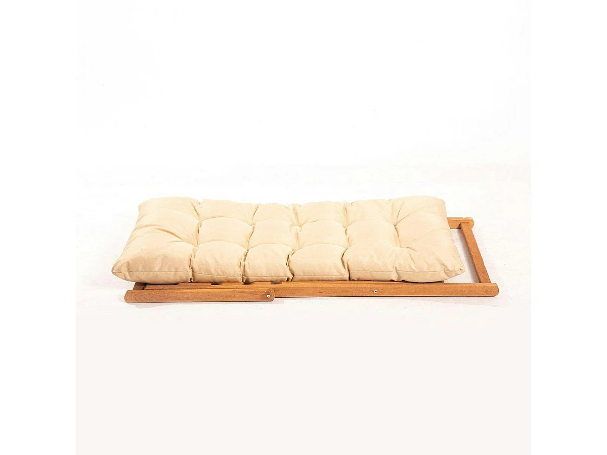Chilienne beige confort - pliante, inclinable SORA