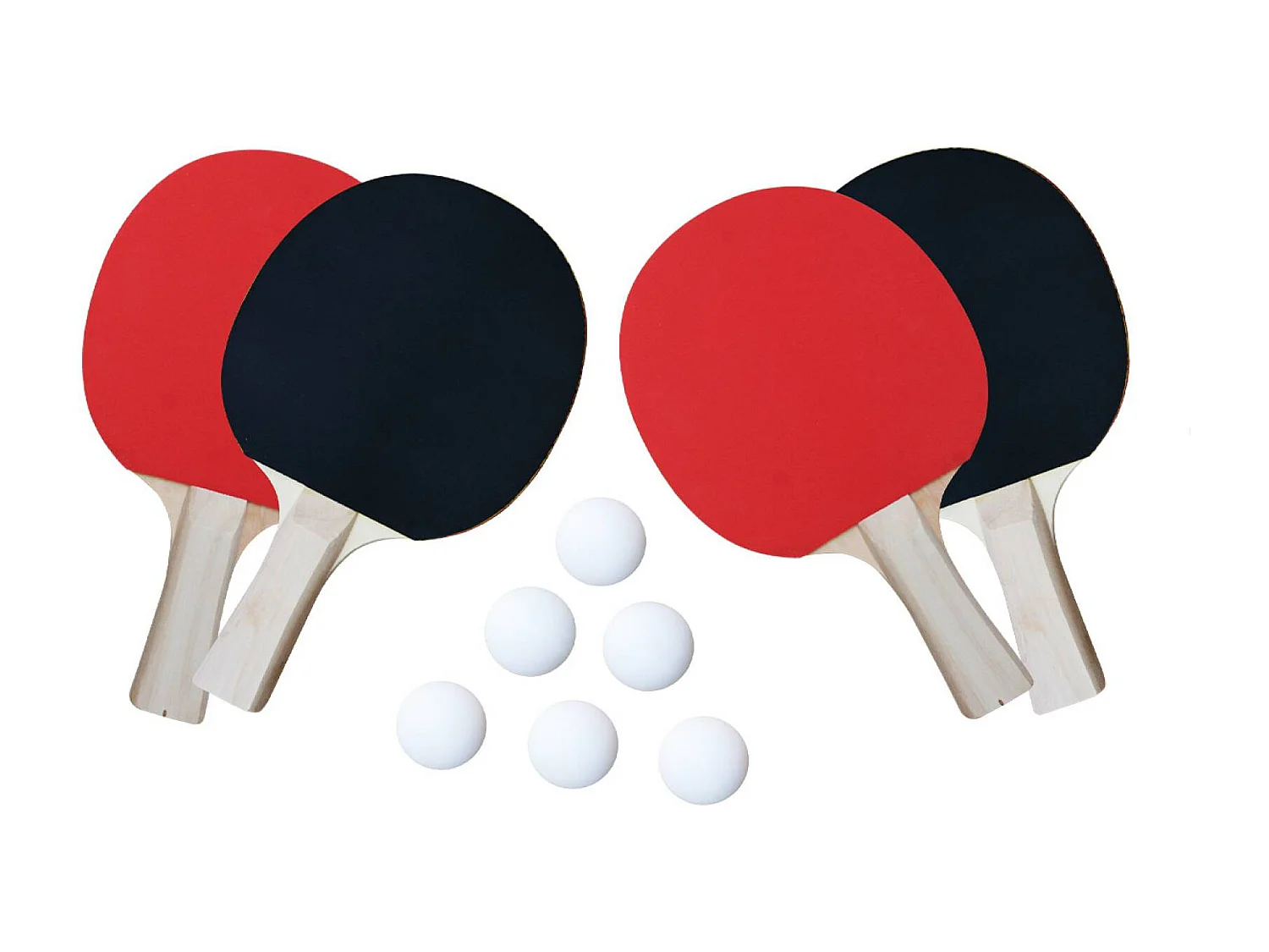 Mini mesa de ping pong interior plegable con 4 raquetas y 6 pelotas,