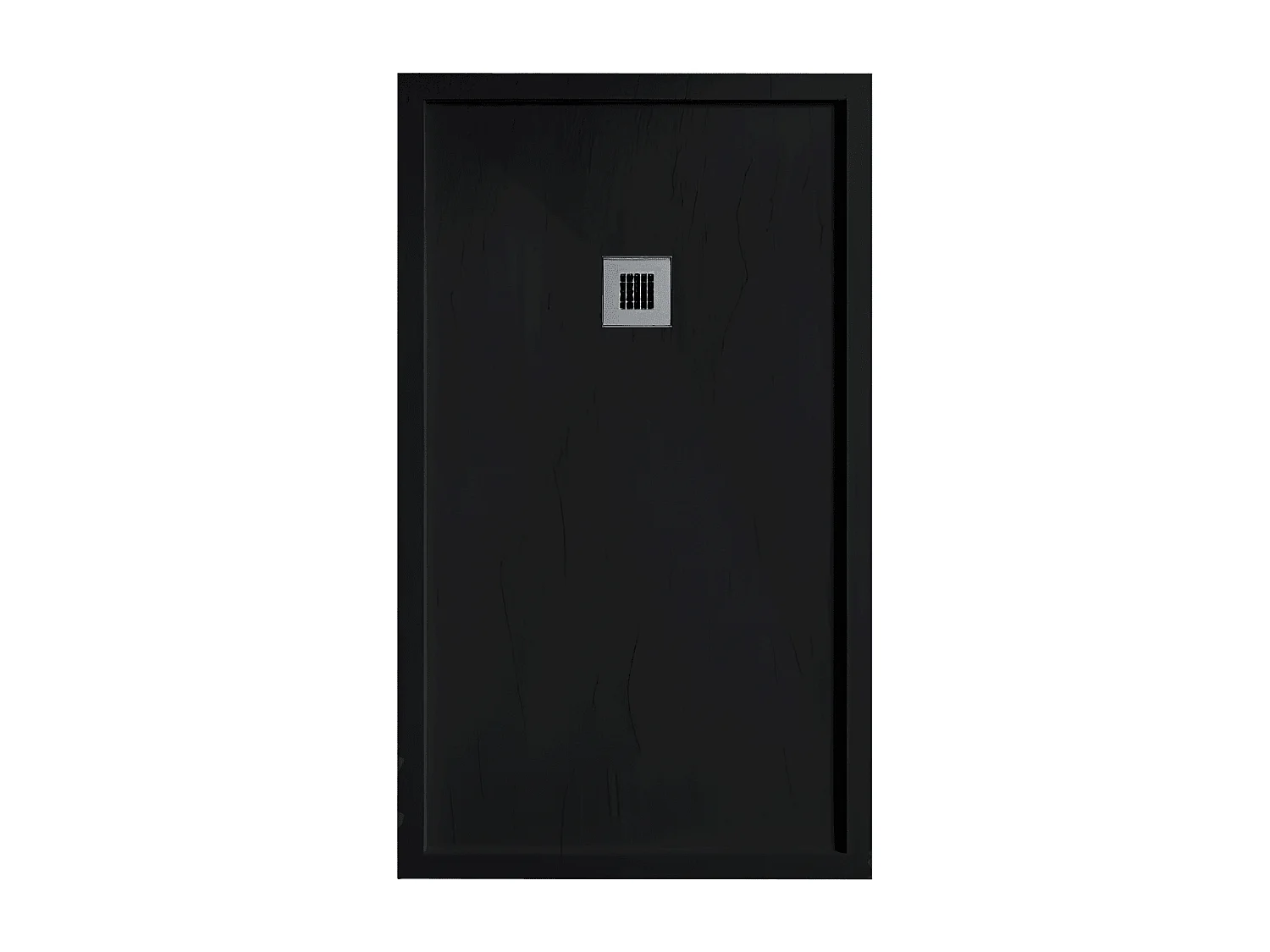 Plato de ducha resina SARIN negro  80x160 cm rejilla color
