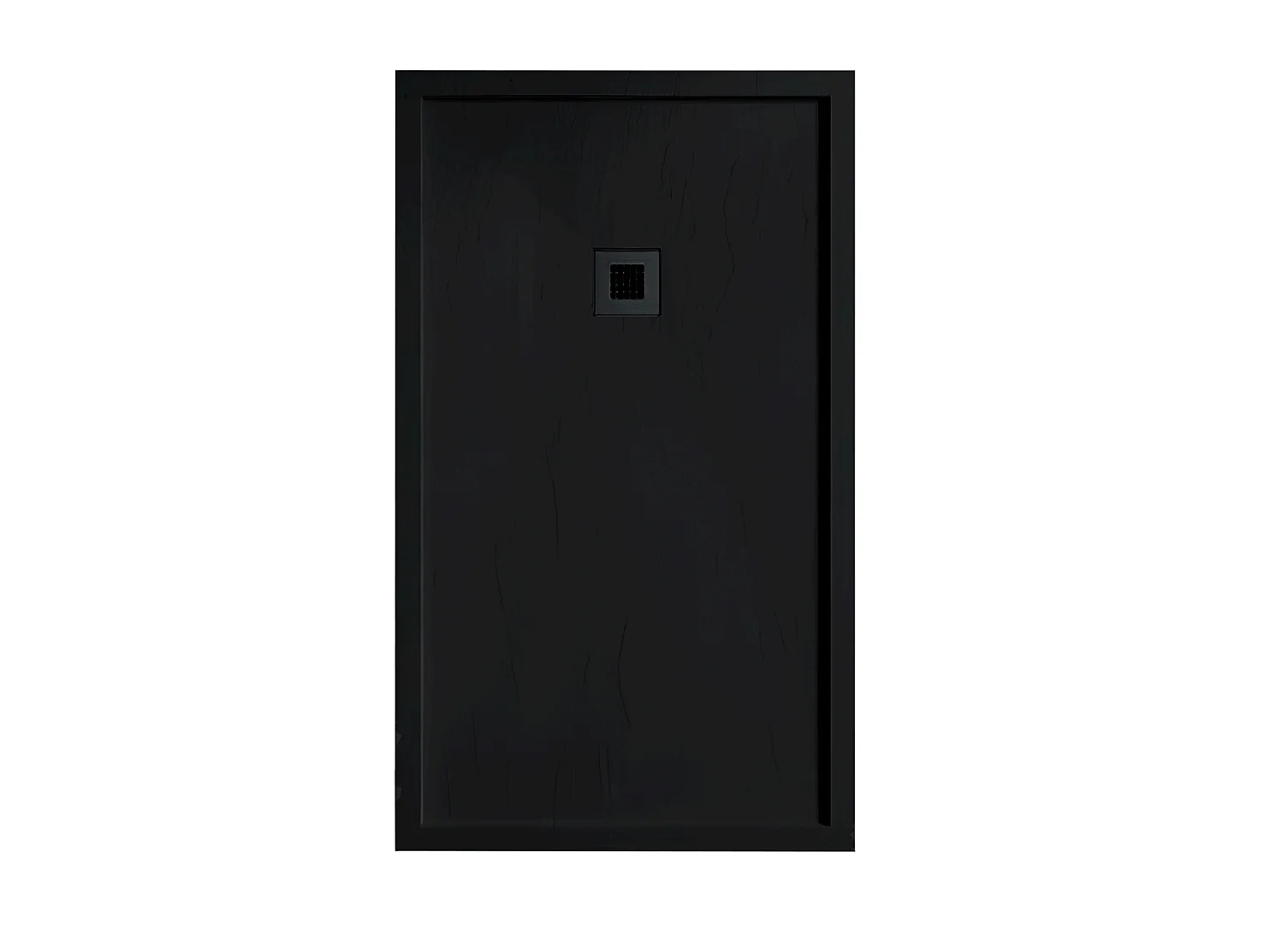 Plato de ducha resina SARIN negro  75x150 cm rejilla color