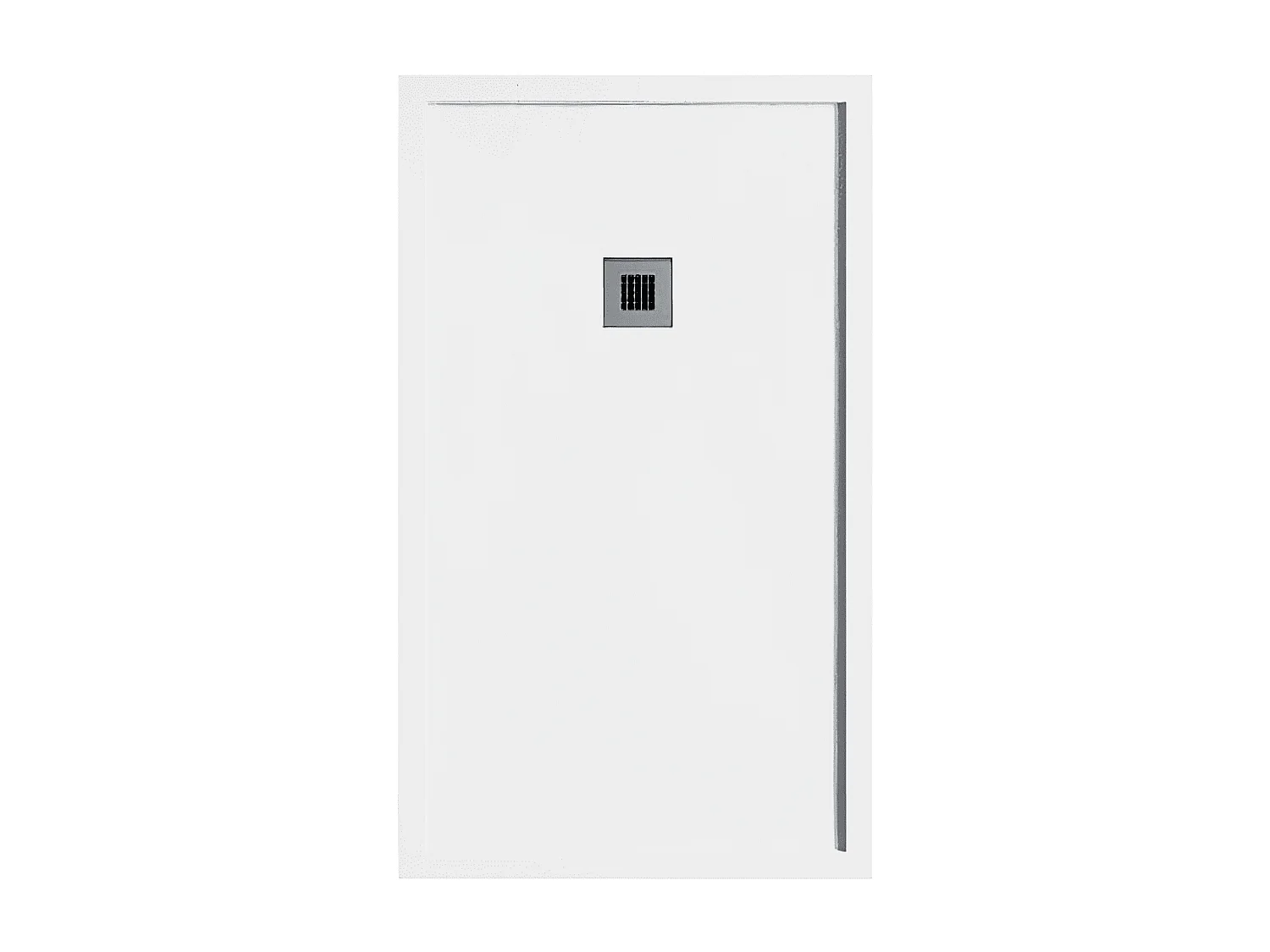 Receveur de douche 70 x 200 cm en résine SARIN blanc Couleur du receveur