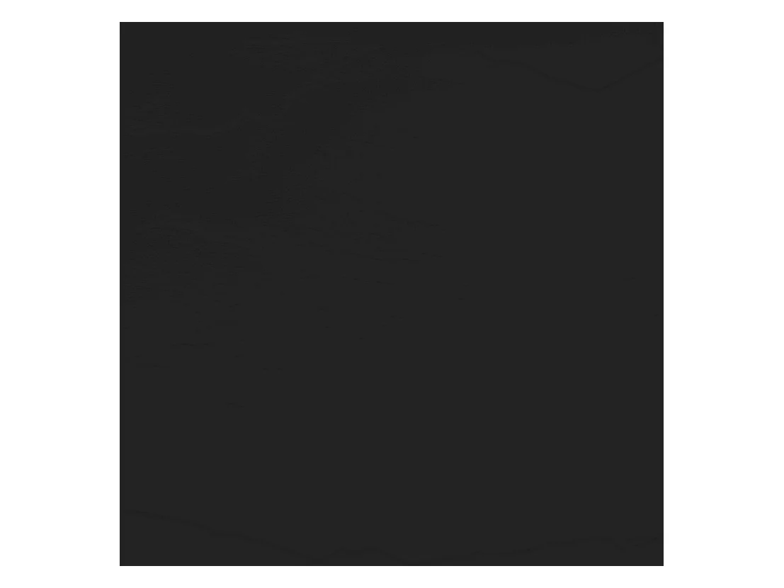 Receveur de douche 120 x 133 cm extra plat noir en résine minérale SARIN Acier inoxydable