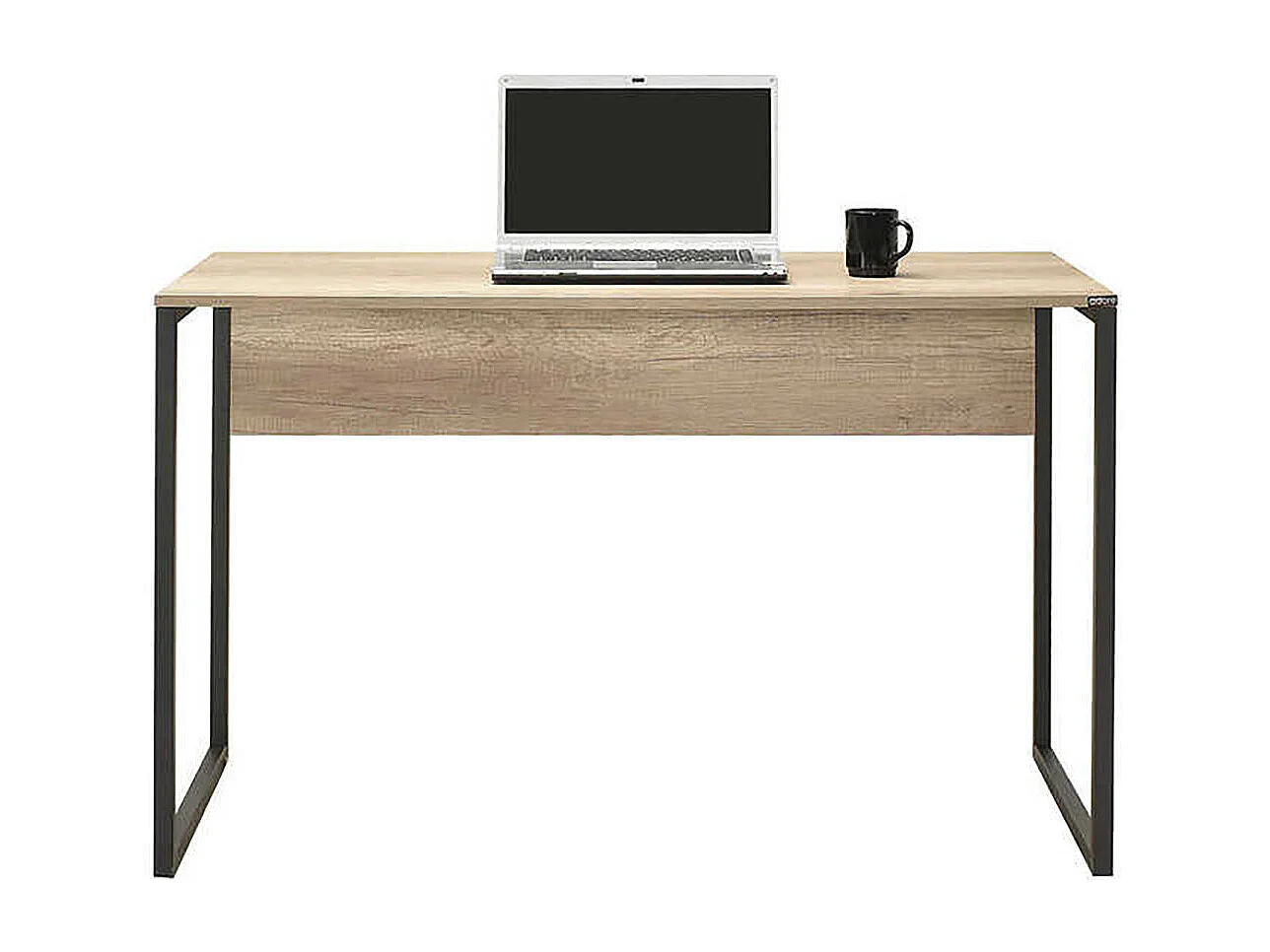 Bureau, Table d'ordinateur, table de travail coloris Chêne - Hauteur 77 x Longueur 120 x Profondeur 60 cm