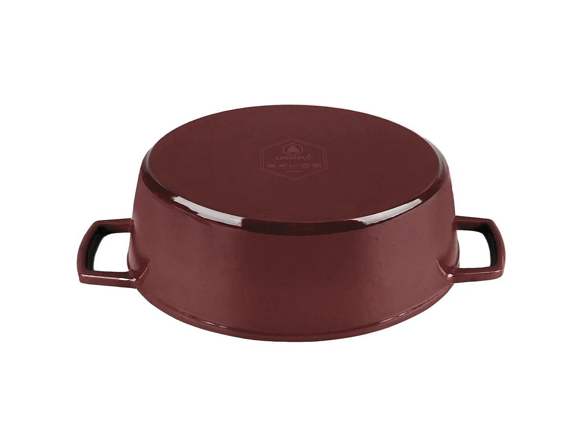 Cocotte en fonte ovale 33cm - "Masseiron Merlot"