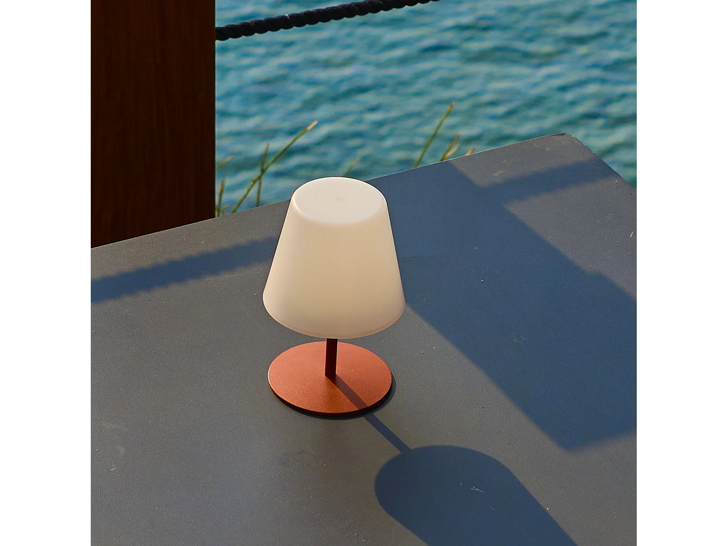 Lampe de table TWINS Terracotta H16cm