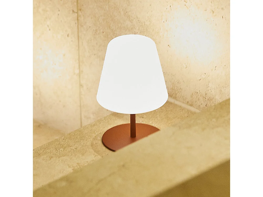 Lampe de table TWINS Terracotta H16cm