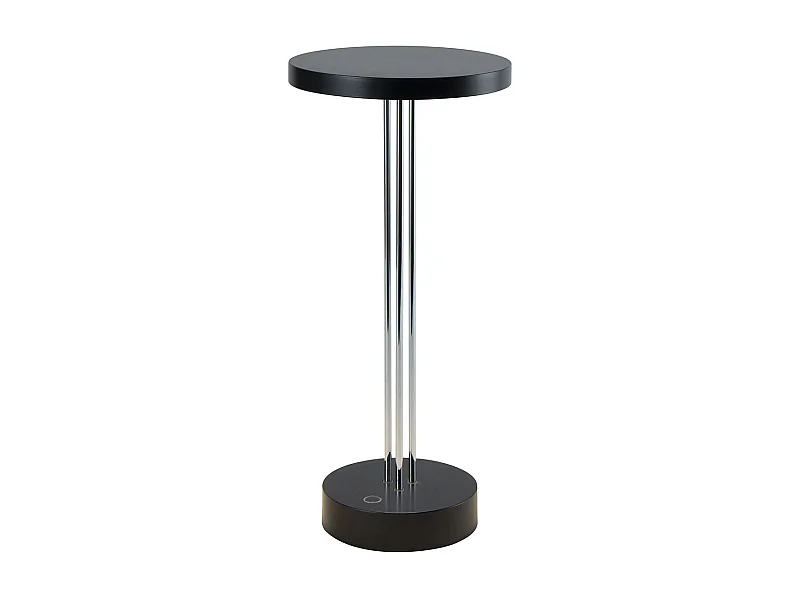 Lampe de table sans fil aluminium TRIZIO Noir H33cm