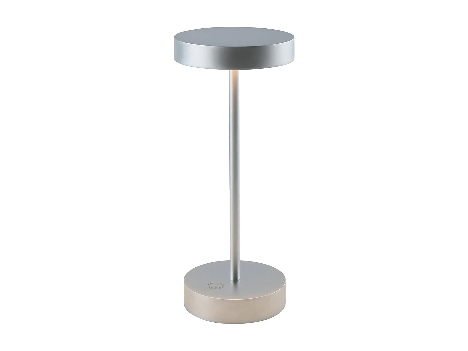 Lampe de table sans fil aluminium SANDY MINI Chrome H25 cm