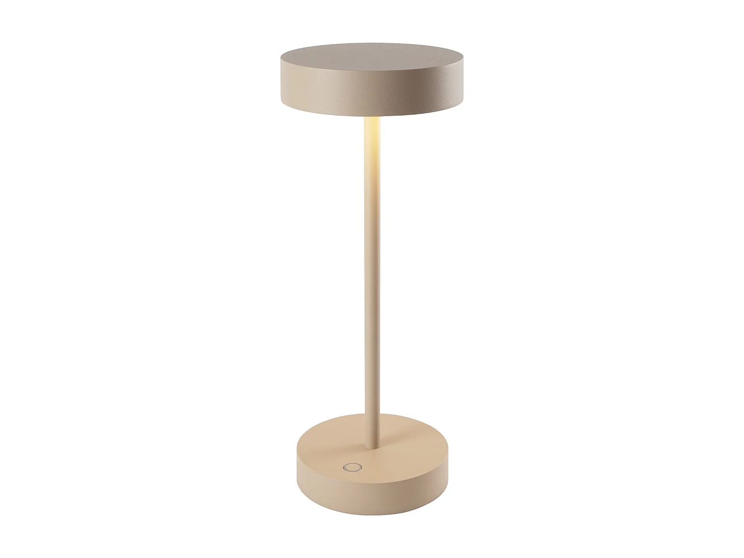 Lampe de table sans fil aluminium SANDY MINI Sable H25 cm