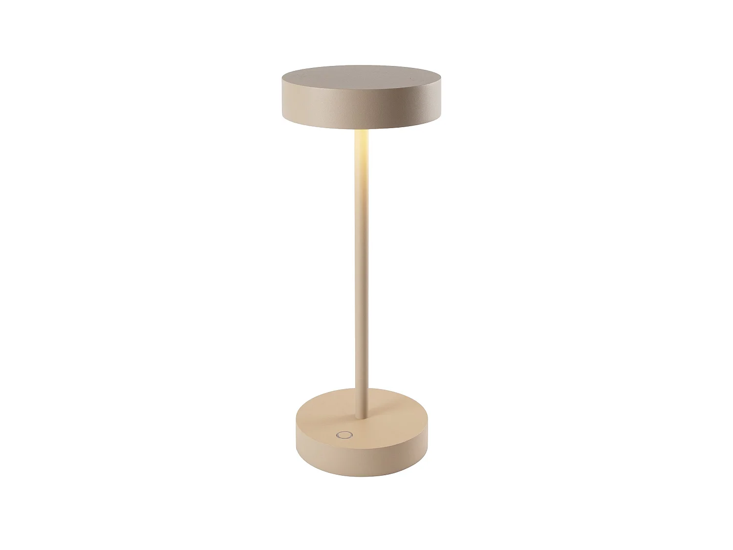 Lampe de table sans fil aluminium SANDY MINI Sable H25 cm