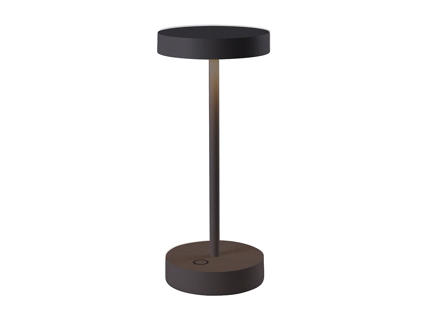 Lampe de table sans fil aluminium SANDY MINI Noir H25 cm