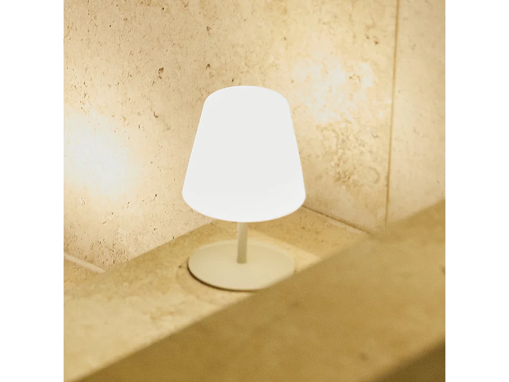 Lampe de table sans fil TWINS Sable H16cm