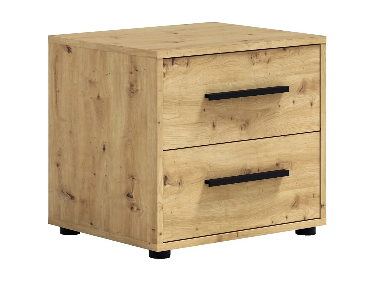 Chevet Modena 2 tiroirs - Chêne Artisan