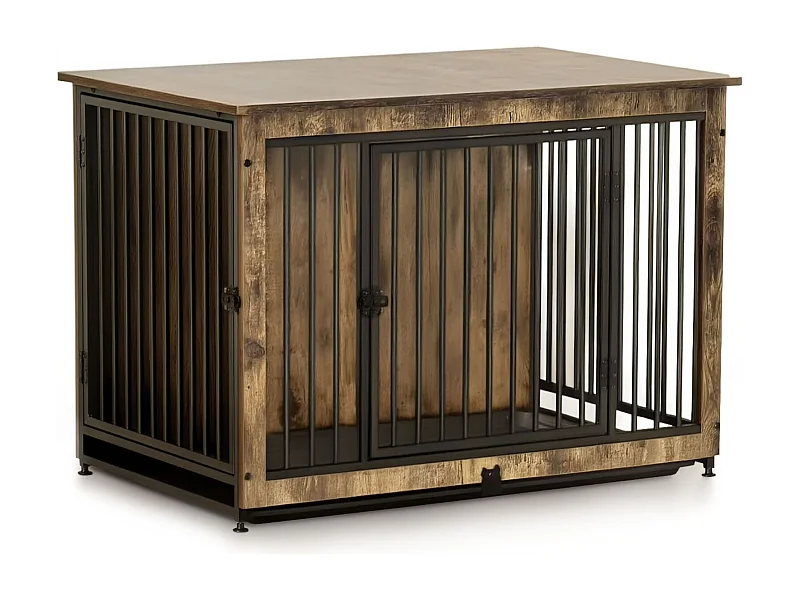 Niche pour chien intérieur 98x70x65cm cage pour chiots Max