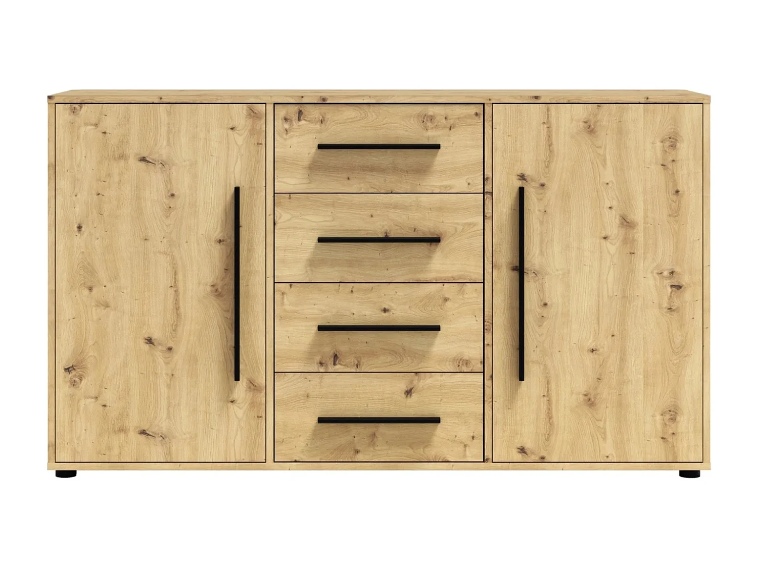 Sideboard Modena 150 cm - Artisan Eiche (2 Türen, 4 Schubladen)
