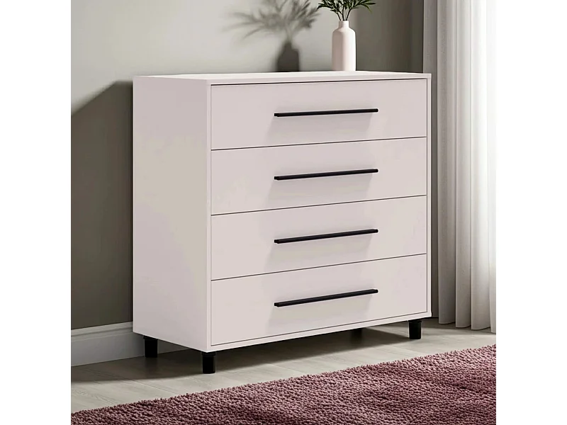 Kommode Modena 4 Schubladen - Kaschmir