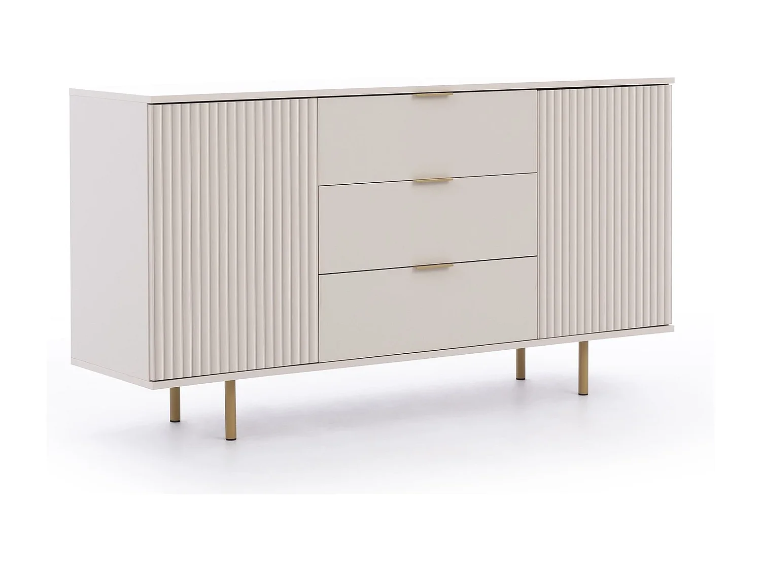 Kommode 150 cm Nubia - Kaschmir und Gold