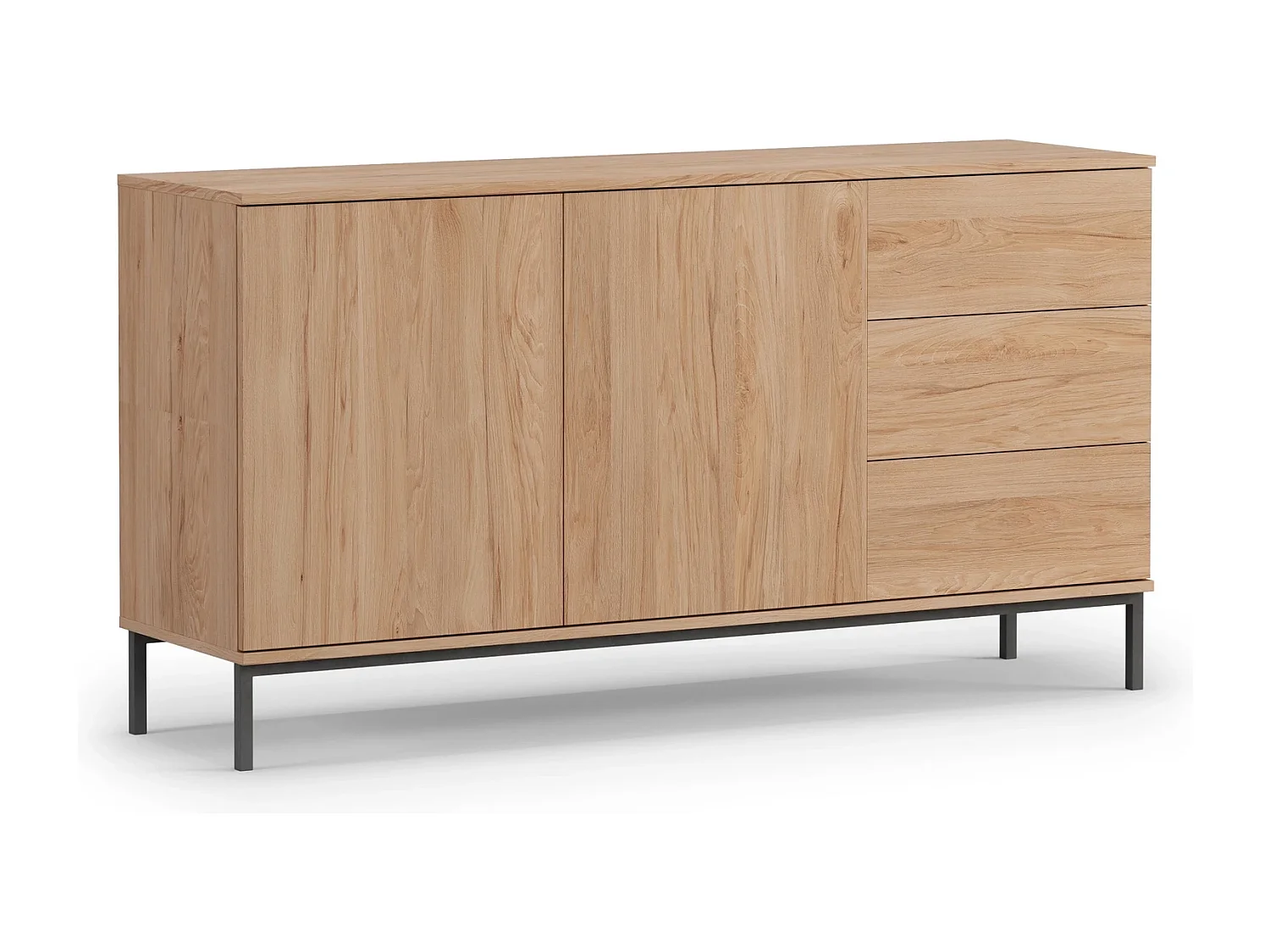Kommode 150 cm Dallas - Hickory Natur