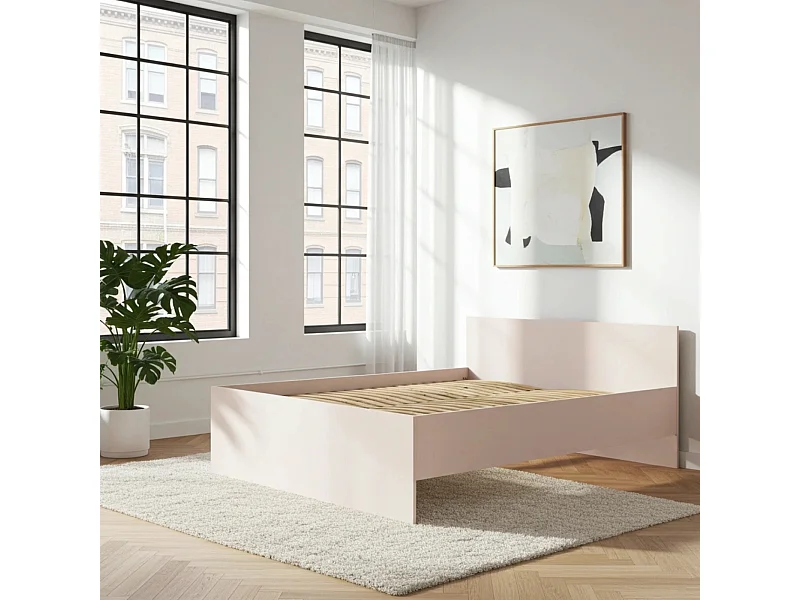 Tweepersoonsbed Modena 160x200 cm - Kasjmier (Incl. Flex lattenbodem)