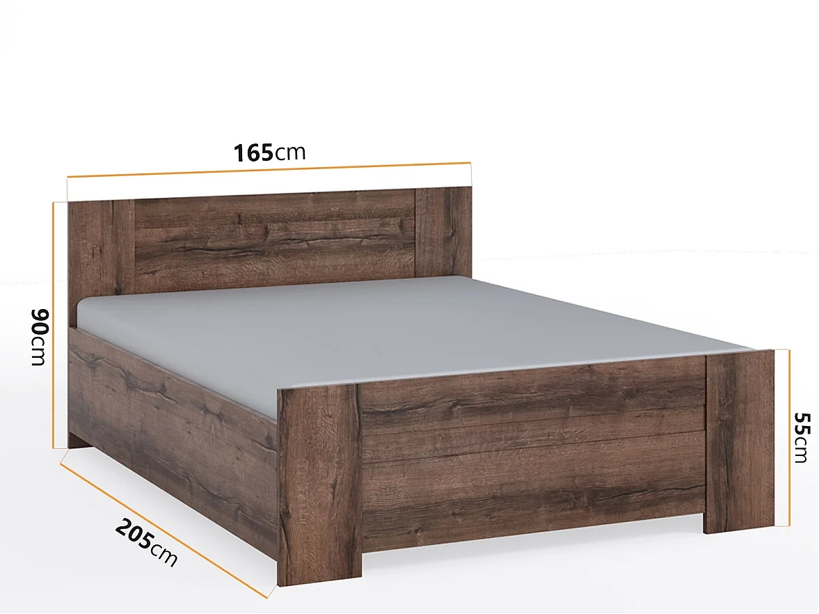 Opbergbed Tamiza 160x200 - Monastery Eiken met pocketveer matras
