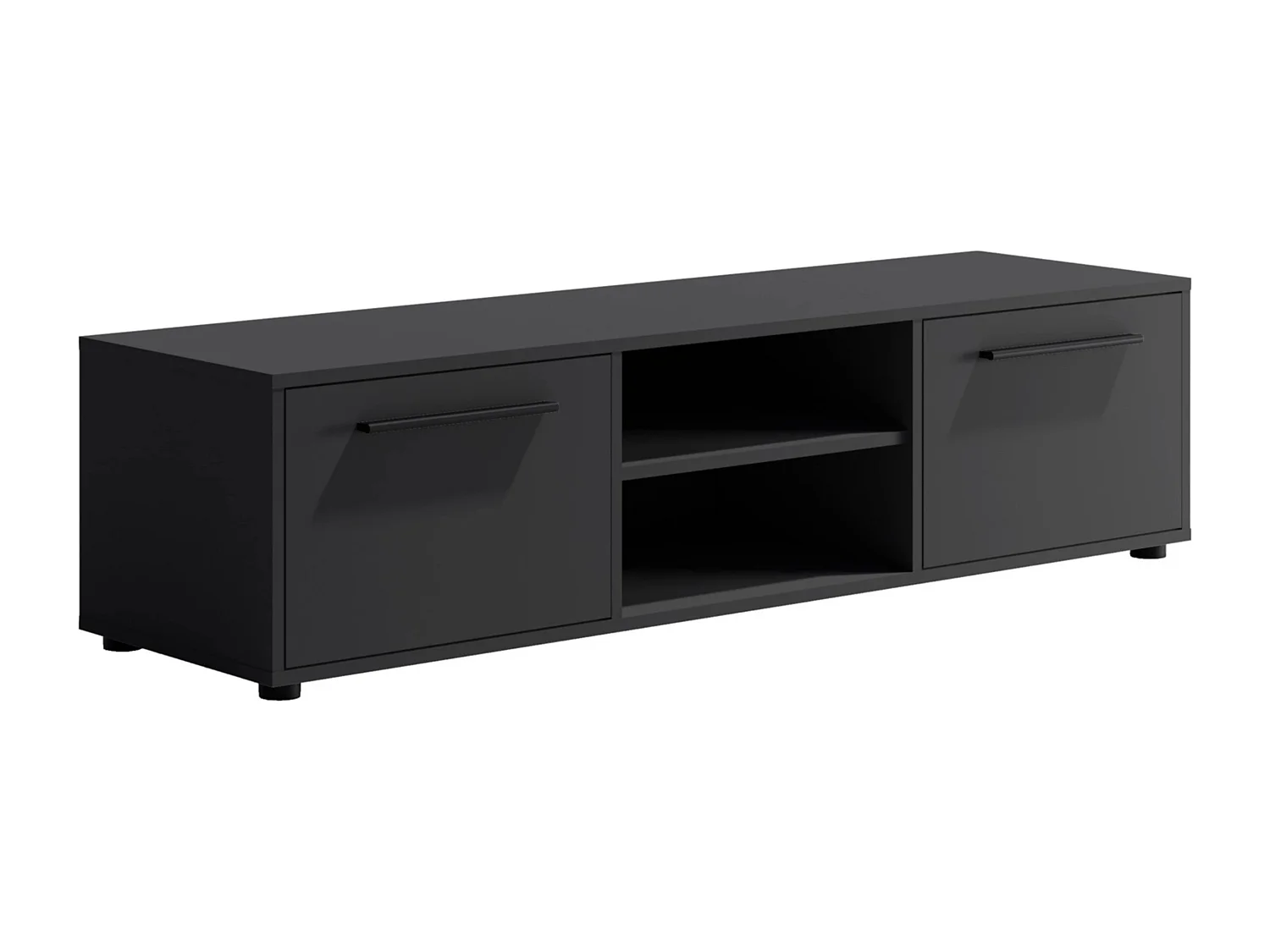 TV-meubel Modena 150 cm - Mat Zwart
