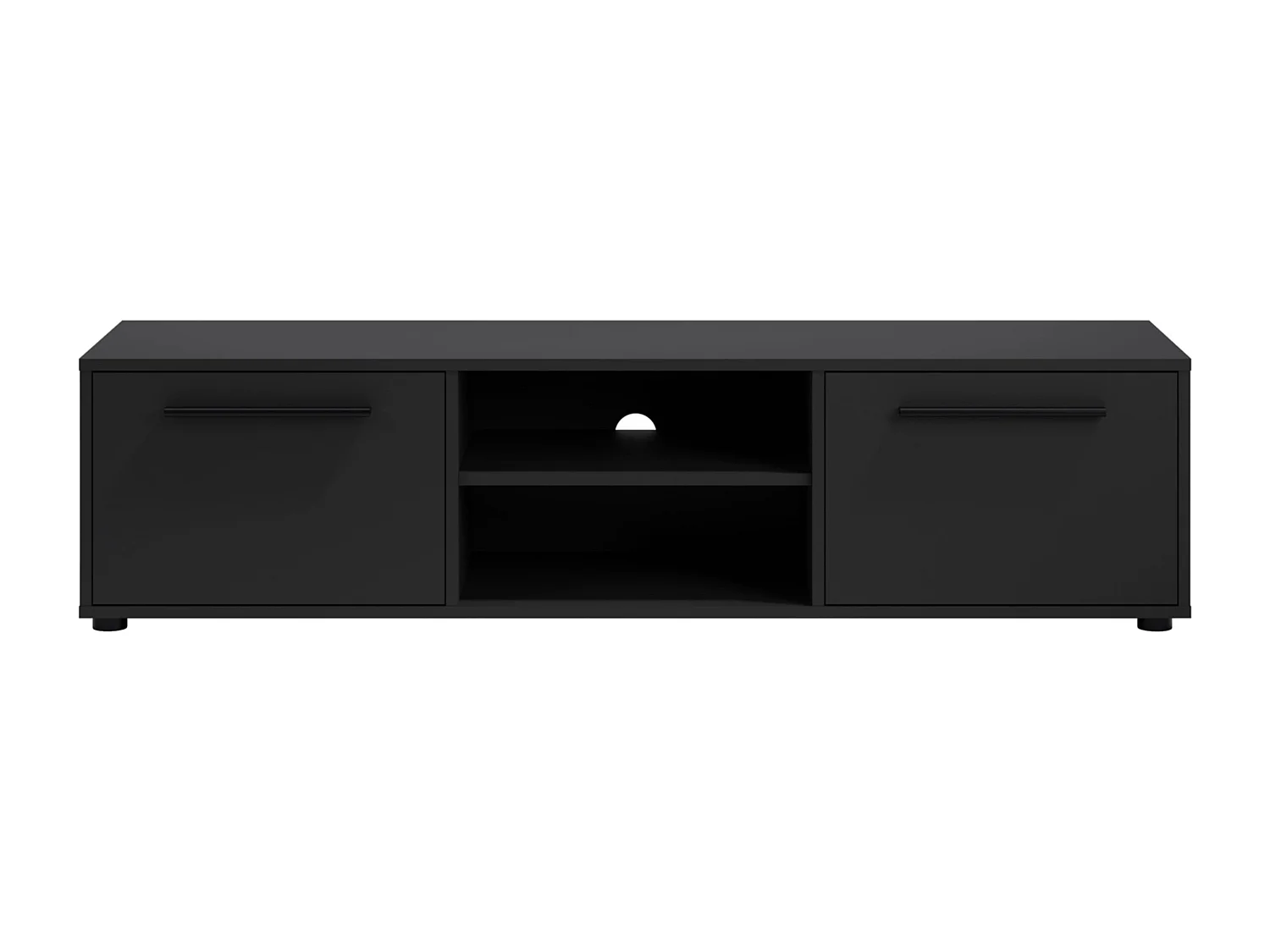 TV-meubel Modena 150 cm - Mat Zwart