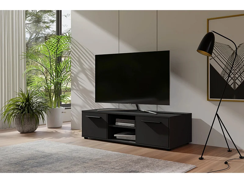 TV-meubel Modena 150 cm - Mat Zwart