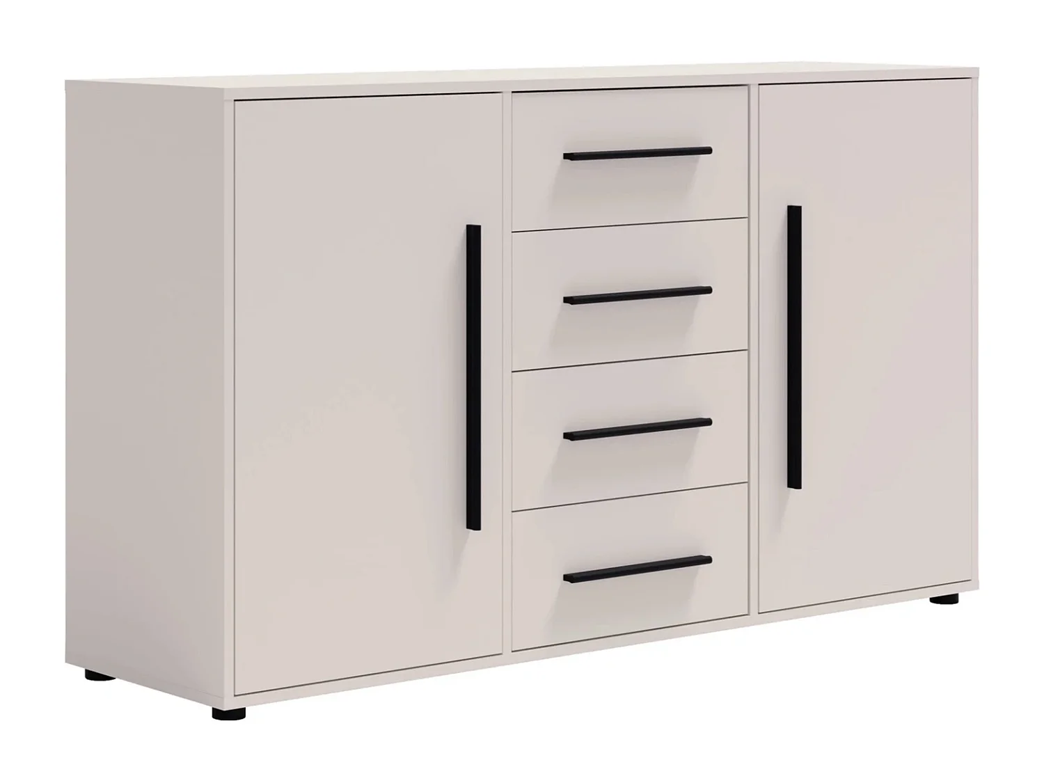 Sideboard Modena 150 cm - Kaschmir (2 Türen, 4 Schubladen)