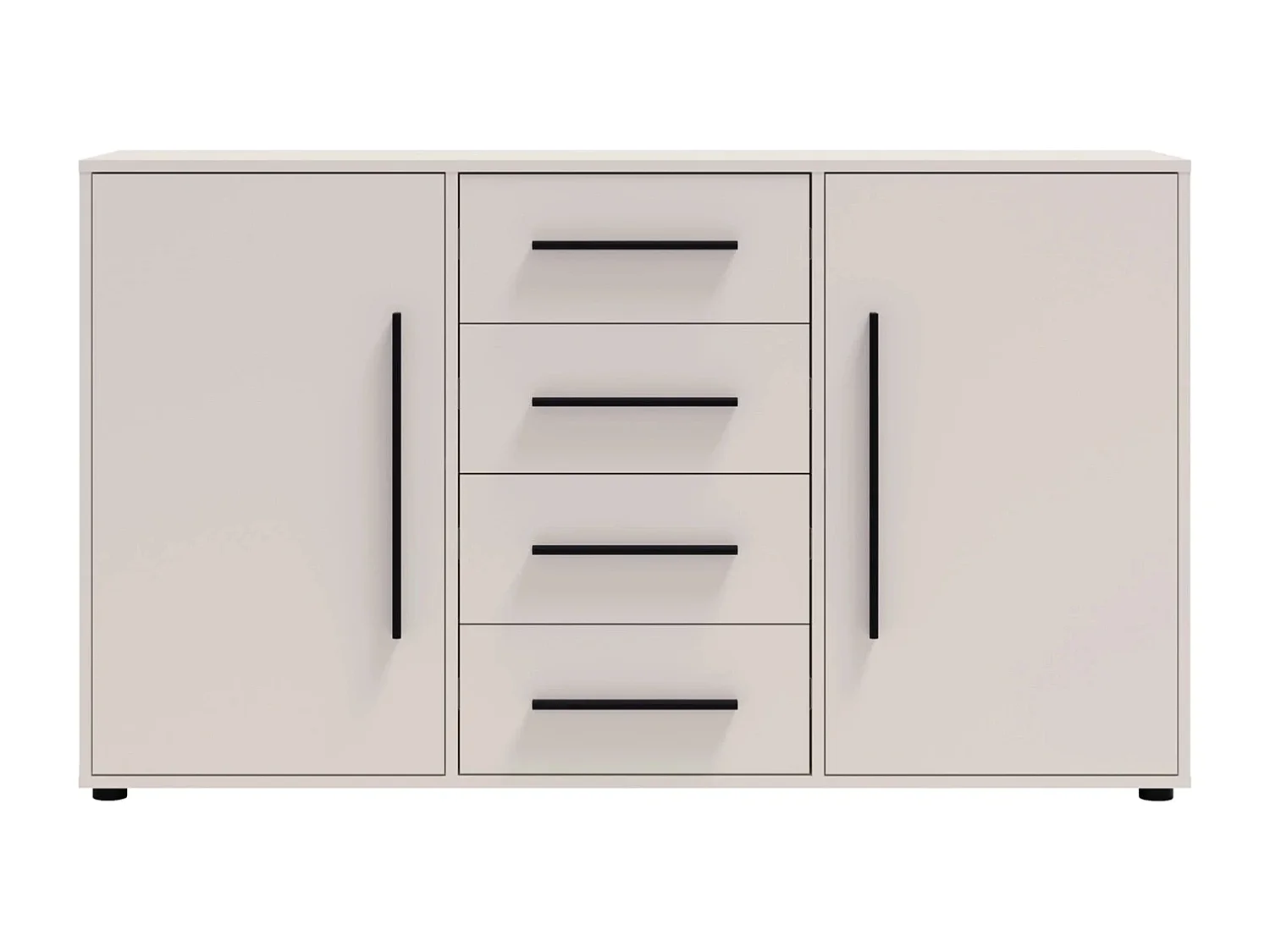 Sideboard Modena 150 cm - Kaschmir (2 Türen, 4 Schubladen)