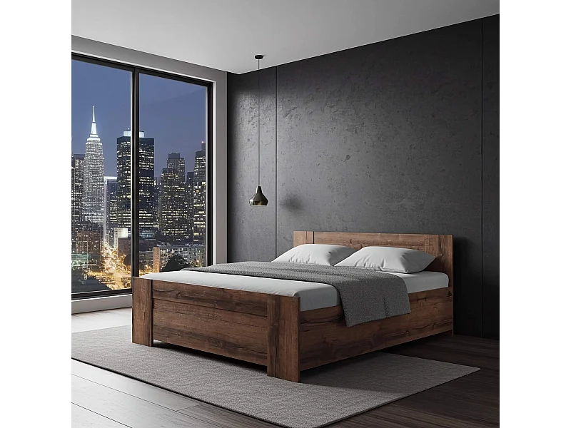 Opbergbed Tamiza 160x200 - Monastery Eiken met Bonell matras