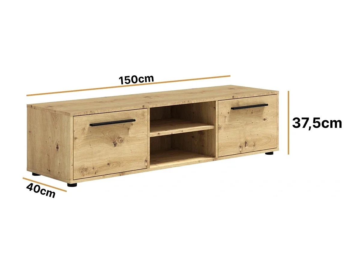 TV-Schrank Modena 150 cm - Artisan Eiche