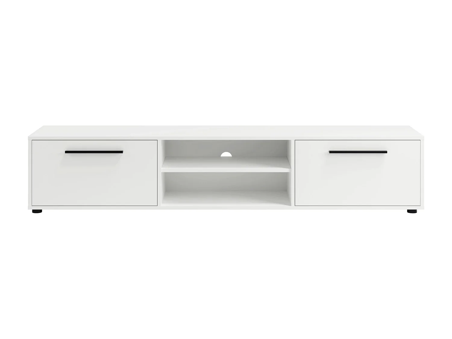 TV-meubel breed 190 cm Modena - Mat Wit