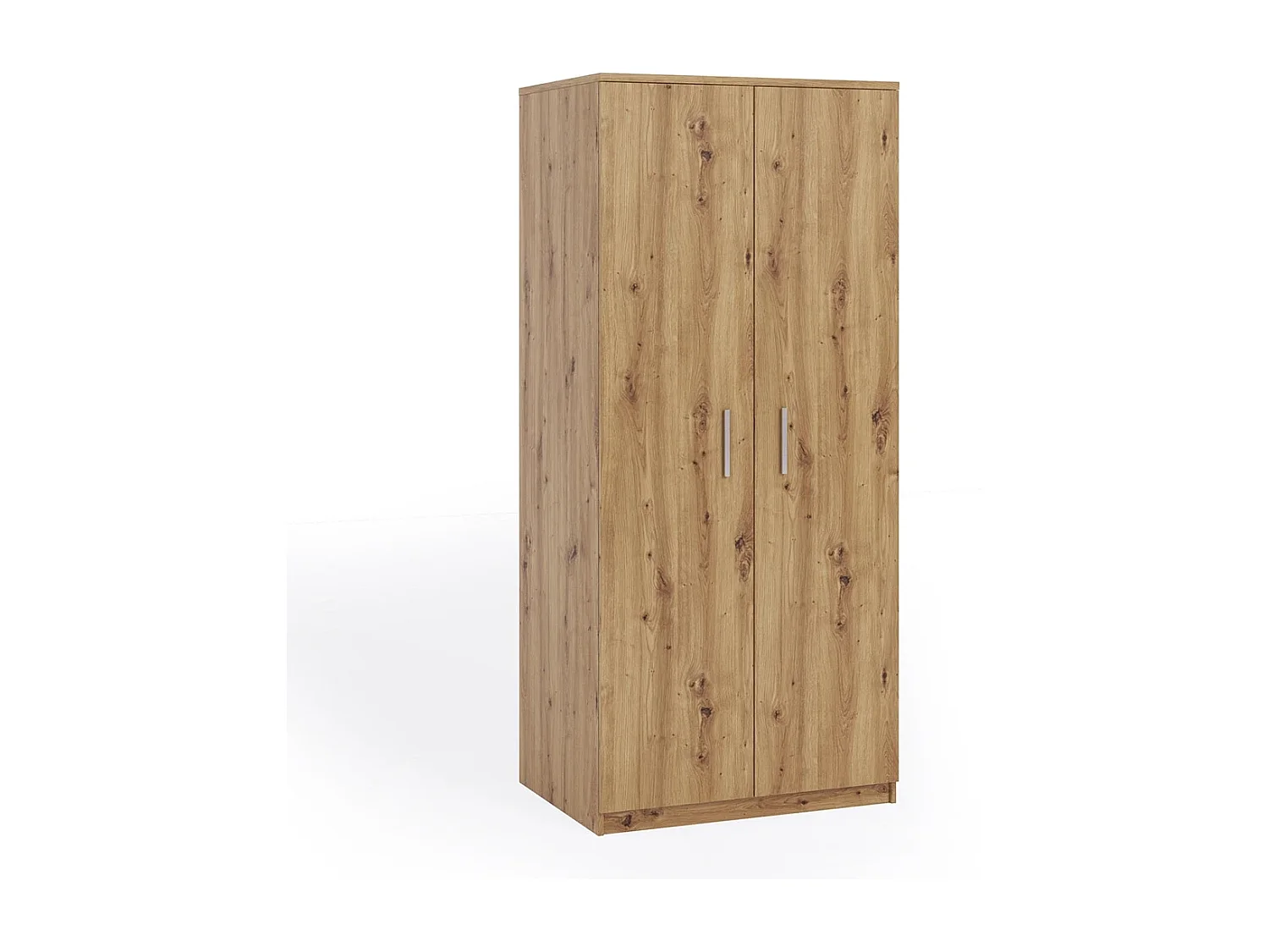 Kledingkast 2-deurs Tamiza 90 cm - Artisan Eiken (Roedes en planken)